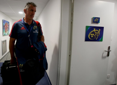 The kiwi coach had two years at Thomond Park.