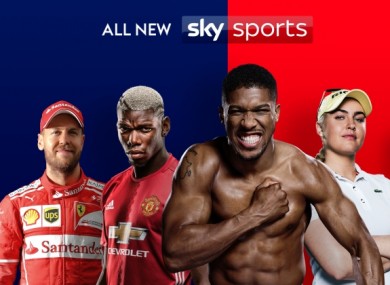 Sky's new line-up will see channels dedicated to specific sports.