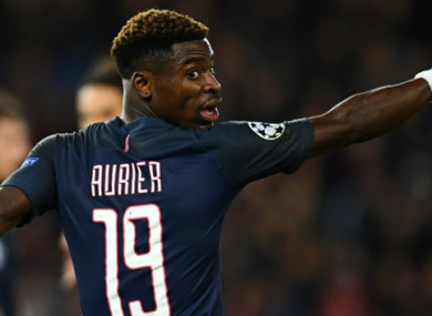 Serge Aurier (file pic).