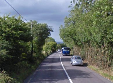 The crash happened on the N28 near Carr's Hill, Douglas.