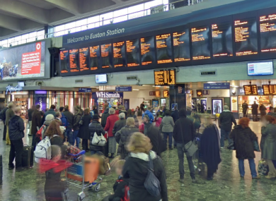 File photo of the inside of Euston station.