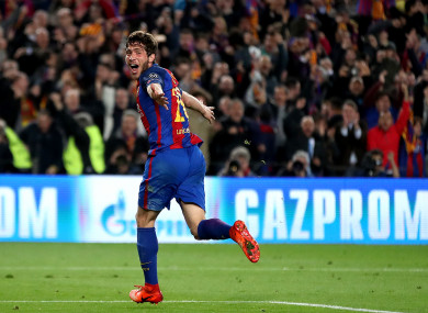 Barcelona's Sergi Roberto is being linked with Man United.