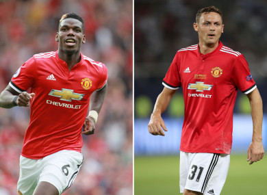 Manchester United's midfield duo.