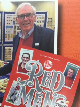 George Rowlands poses at a book signing.