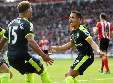 Oxlade-Chamberlain and Sanchez are both the subject of interest from elsewhere.