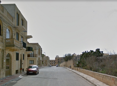 Pictured is Triq Malta, the road where the incident occurred.