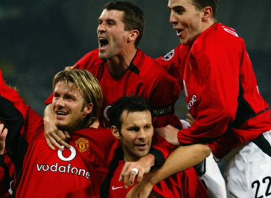 Giggs and Keane were part of a hugely successful Man United side.