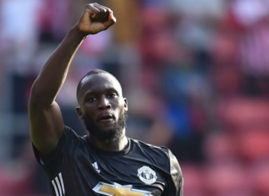 Romelu Lukaku scored the winner for Man United against Southampton at the weekend.