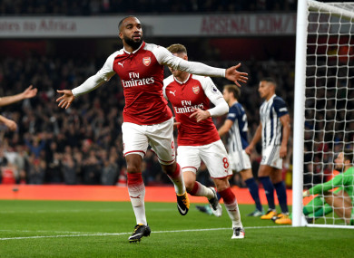 Alexandre Lacazette got two tonight.