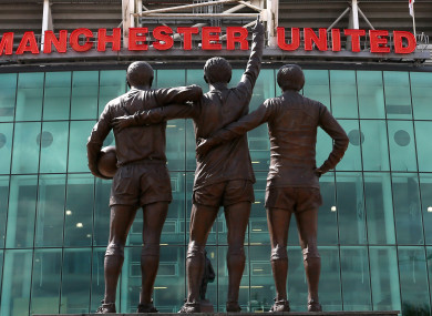A general view of Old Trafford.