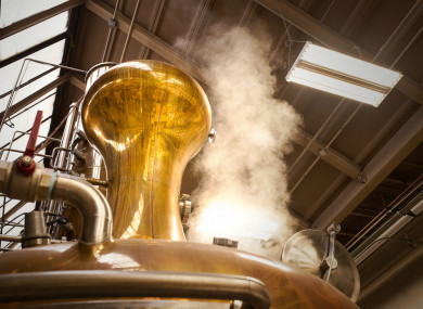 File photo of a whiskey distillery