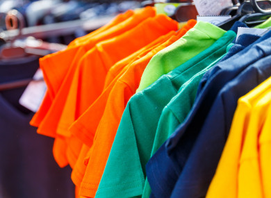 The clothes will be on sale in a single section.