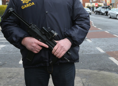 The man was arrested as part of a garda organised crime operation.