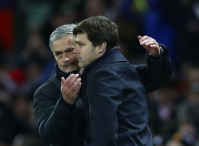 Jose Mourinho comes up against Mauricio Pochettino as Man United take on Tottenham this weekend.