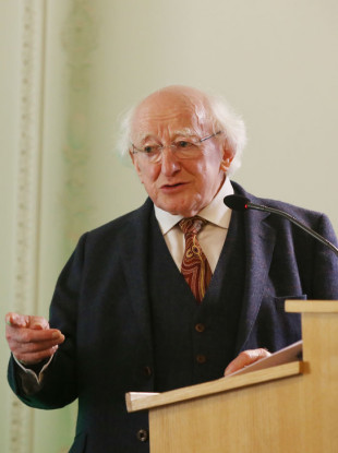 President Michael D Higgins