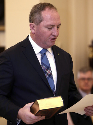 Australia's Deputy Prime Minister Barnaby Joyce.