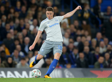 McCarthy played for Everton against Chelsea in the League Cup during the week.
