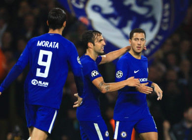 Hazard scored late on to salvage a point for Chelsea.