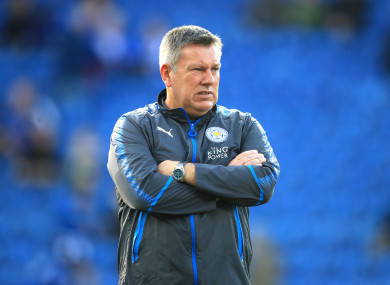 Craig Shakespeare (file pic).