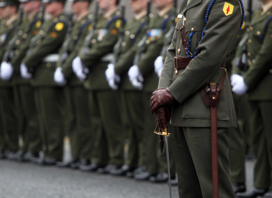 File photo of Defence Forces members.