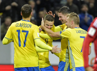 Marcus Berg: four for Sweden.