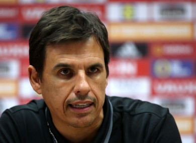 Coleman speaking in Cardiff today.