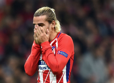 Atletico Madrid striker Antoine Griezmann.