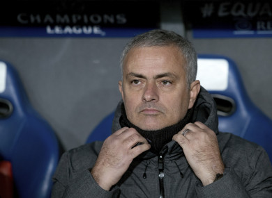 Jose Mourinho (file pic).