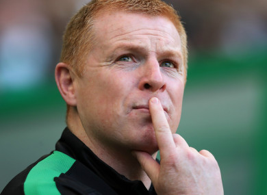 Neil Lennon (file pic).