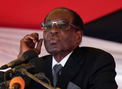 Zimbabwean President Robert Mugabe