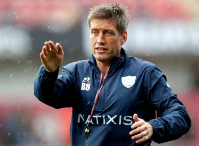 O'Gara has been assistant coach with Racing since 2013.