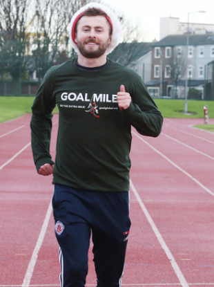 Dublin footballer Jack McCaffrey at the launch of the 2017 GOAL Mile.