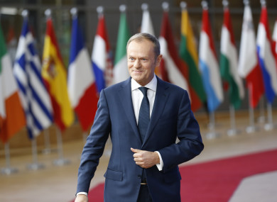 European Council President Donald Tusk