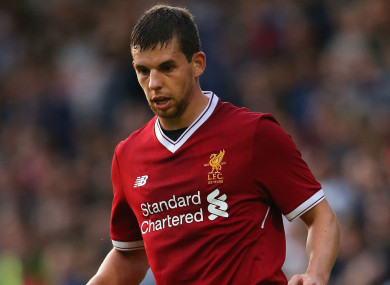 Liverpool defender Jon Flanagan.