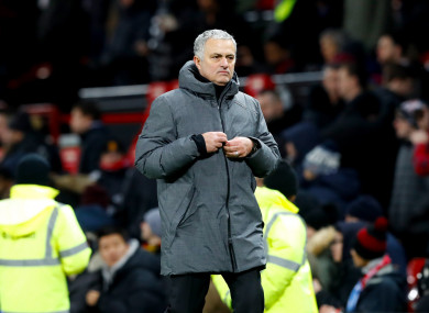 Jose Mourinho was not happy after seeing his side beaten by Man City.