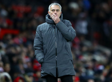 Jose Mourinho (file pic).