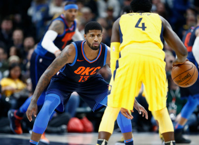 Paul George had the last laugh.