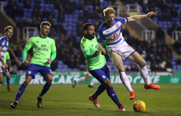 Paul McShane hits the bar in stoppage-time as Premier League-chasing Cardiff steal draw at Reading