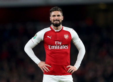 Will Giroud be swapping one London club for another?