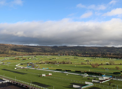 A general view of the Cheltenham Racecourse.