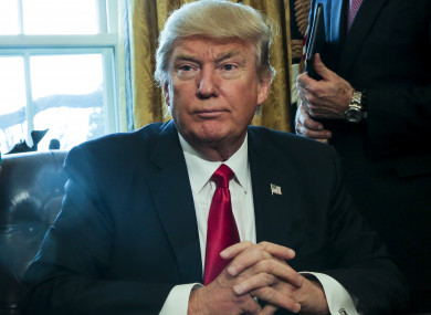 Donald Trump in the Oval Office. File photo.