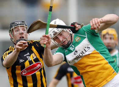 Kilkenny's Enda Morrissey in action against Offaly's Oisin Kelly.