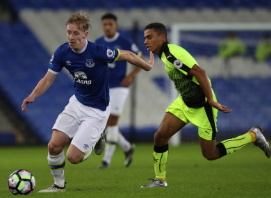 The midfielder was Everton's top-scorer in the U23 league last season.