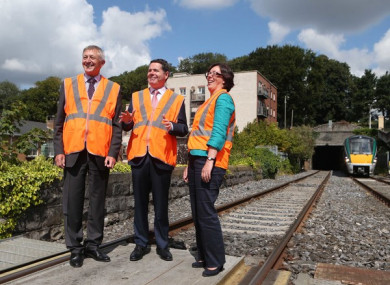 David Franks alongside Finance Minister Paschal Donohoe and Anne Graham, CEO of the NTA.