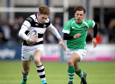 Jamie O'Grady breaks clear of Gonzaga's Daniel Inglis.