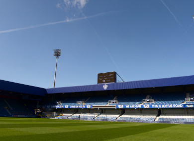 File photo dated 12-04-2015 of a general view of Loftus Road, home of Queens Park Rangers.