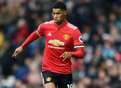 Marcus Rashford (file pic).