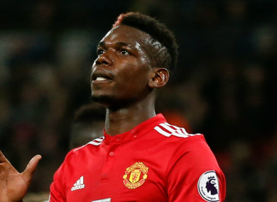 Paul Pogba was a frustrated man tonight.