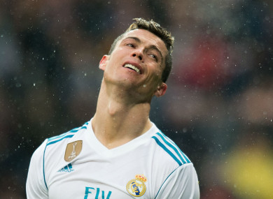 Exit strategy: Real Madrid star Cristiano Ronaldo.