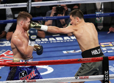 Saul Alvarez and Gennady Golovkin fought to a draw last year.